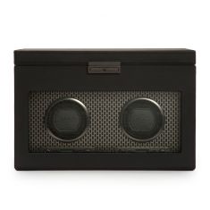 Axis Powder Coat Double Watch Winder with Storage