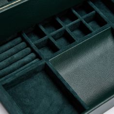 British Racing Green 10-Piece Watch Box with Drawer