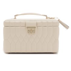 Caroline Ivory Medium Jewelry Case