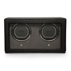Cub Black Double Watch Winder with Cover