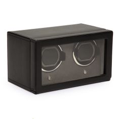 Cub Black Double Watch Winder with Cover