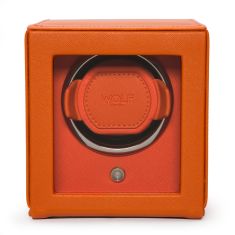 Cub Orange Single Watch Winder with Cover