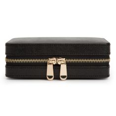 Palermo Black Anthracite Zip Jewelry Case