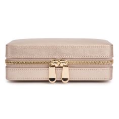 Palermo Rose Gold Zip Jewelry Case