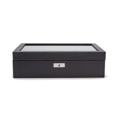 Roadster Black 10-Piece Watch Box