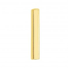 Yellow Gold Bar Stud Earrings