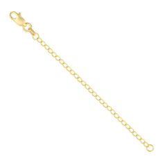 18k 14k 10k Yellow Rose White Gold Silver Cable Chain Extender – CKL  INTERNATIONAL