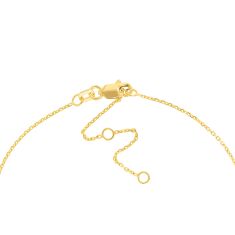 Yellow Gold Interlocking Circles Anklet