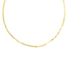 Yellow Gold Solid Classic Mariner Chain Necklace | 1.7mm