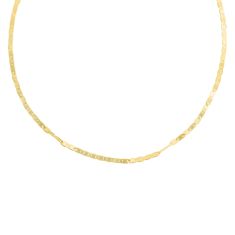 Yellow Gold Solid Classic Mariner Chain Necklace | 1.7mm