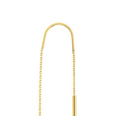Yellow Gold Threader Earrings