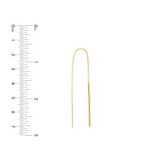 Yellow Gold Threader Earrings