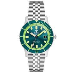 Zodiac Compression Diver Automatic Green Dial Stainless Steel Watch 40mm - ZO9310
