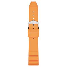 Zodiac Pro-Diver 20mm Orange Rubber Watch Strap