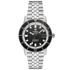 Zodiac Super Sea Wolf 53 Compression Diver Automatic Black Dial Stainless Steel Watch 40mm - ZO9286