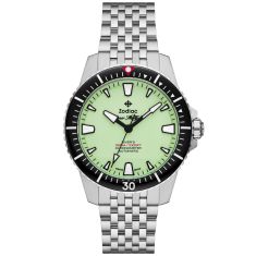 Zodiac Super Sea Wolf Prodiver Automatic Spearmint Green Dial Stainless Steel Watch 42mm - ZO3560