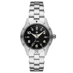 Zodiac Super Sea Wolf Ref 691 Mechanical Black Dial Stainless Steel Watch 36mm - ZO0001