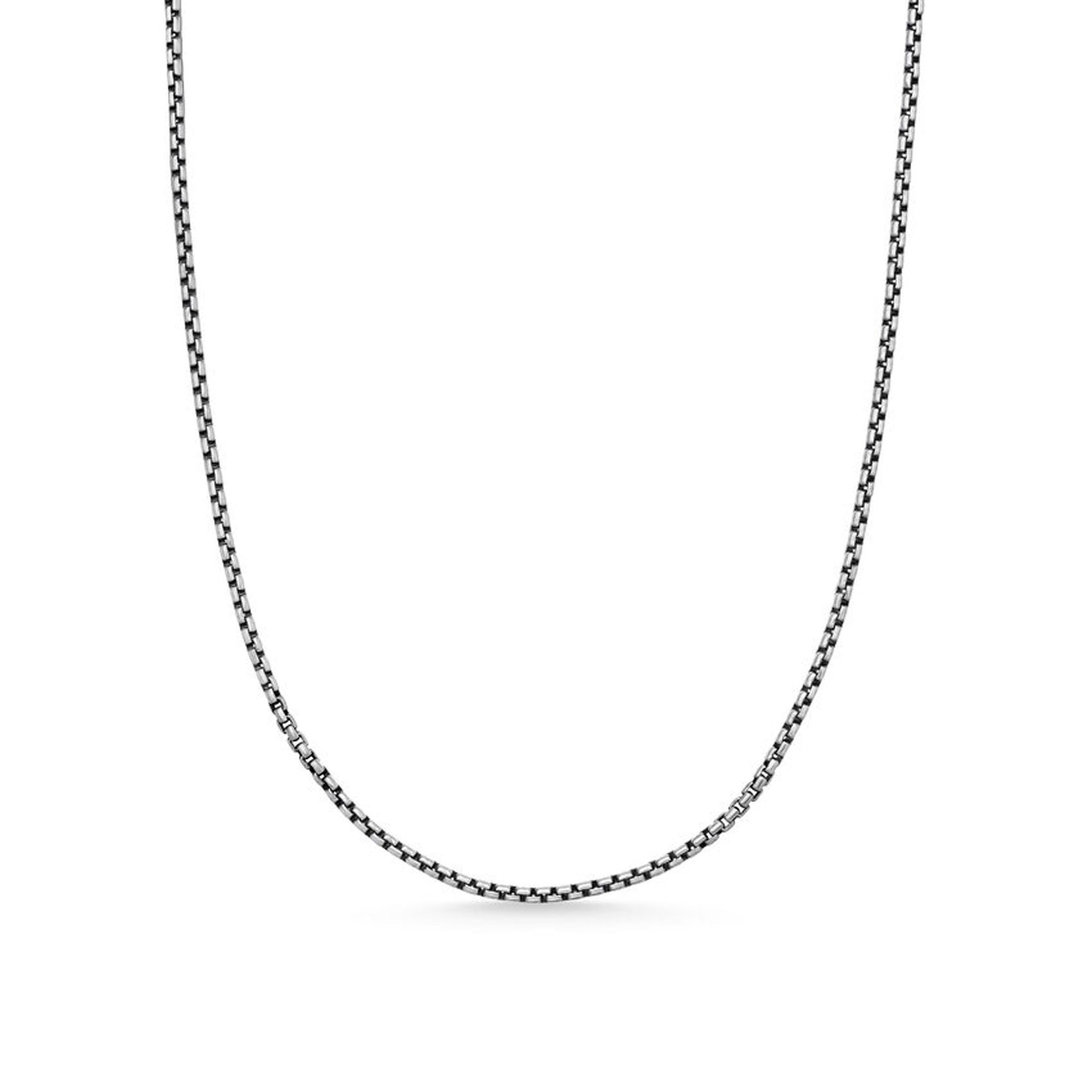 David Yurman Box Chain Necklace in Sterling Silver 1.7mm - 18 Inches