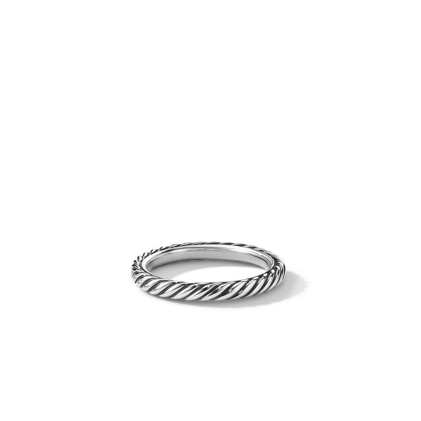 David Yurman Women's  Cable Collectibles Band Ring  3mm  Ring Size: 6.5