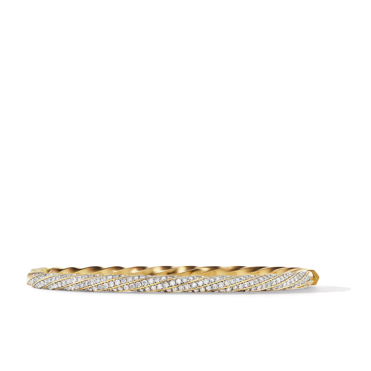 David Yurman Cable Edge Bracelet in Recycled 18K Yellow Gold with