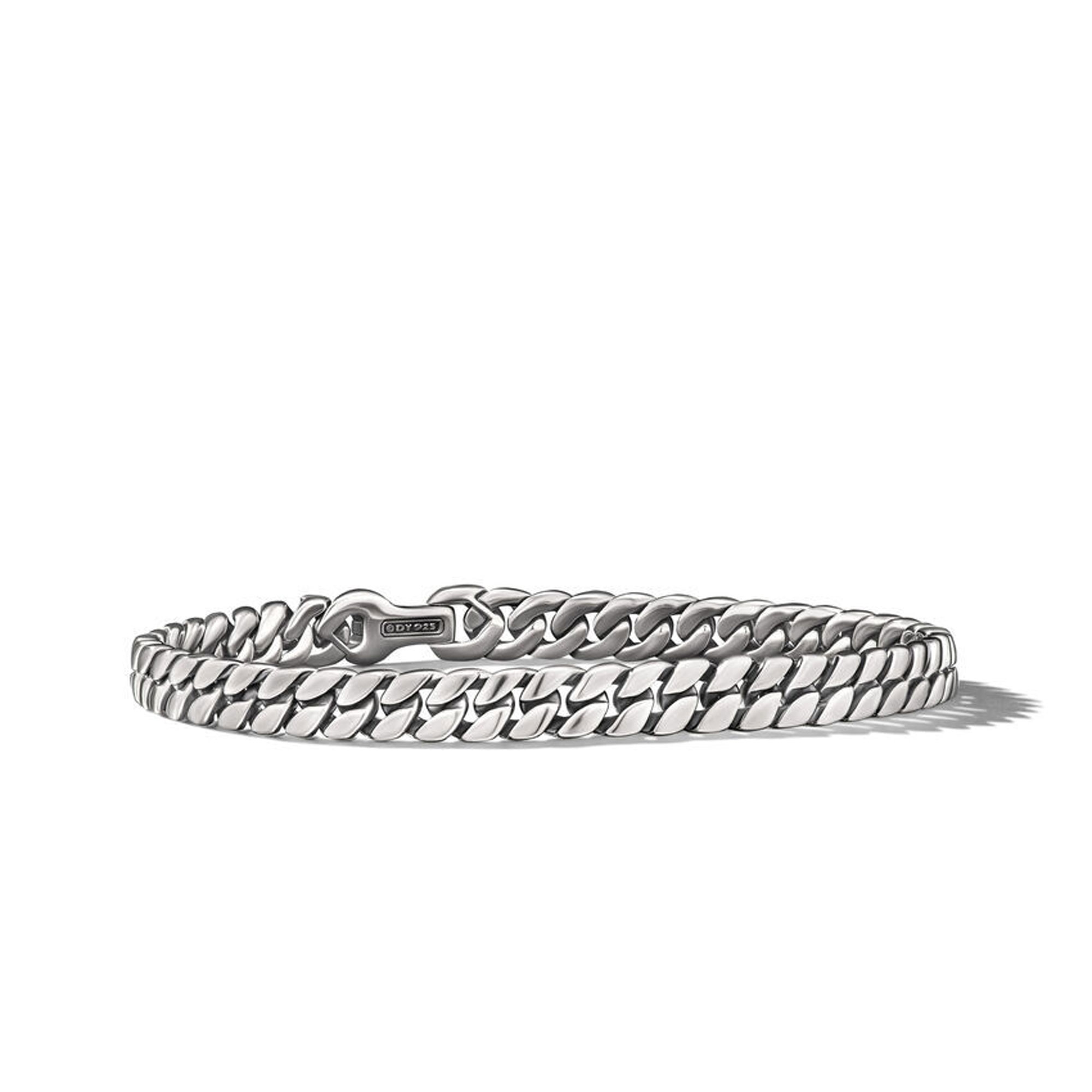 David Yurman Curb Chain Bracelet in Sterling Silver Large 795$