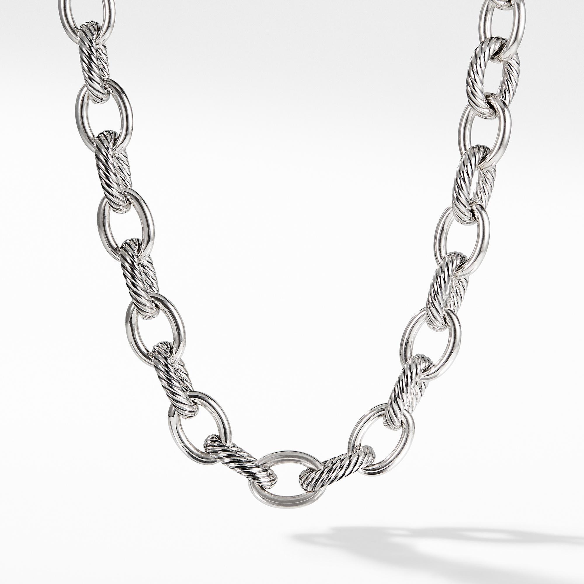 David Yurman Extra-Large Oval Link Necklace