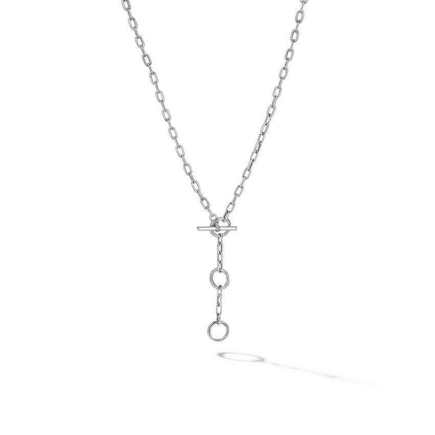 David Yurman Madison Three Ring Chain Necklace