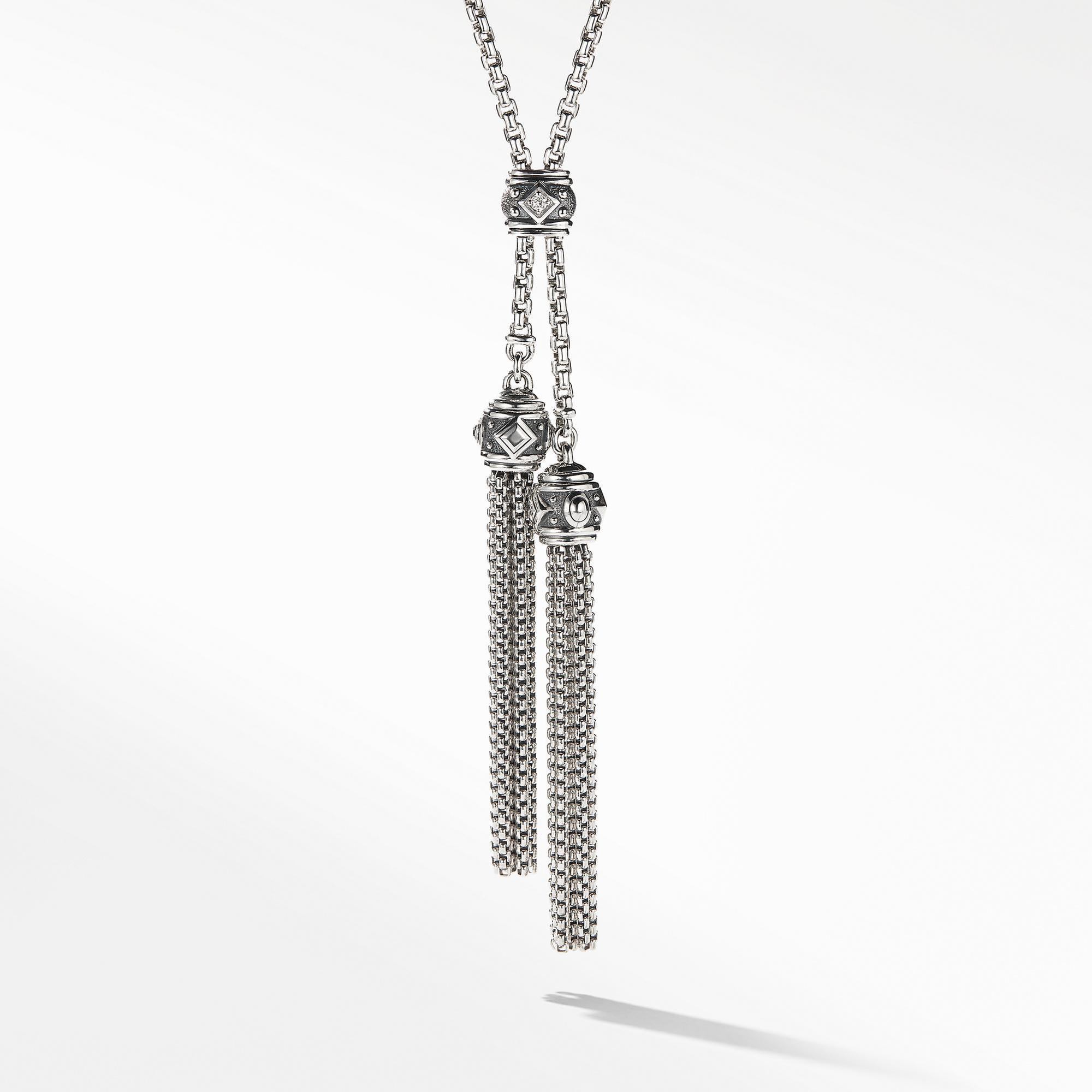 David Yurman Renaissance Tassel Necklace with Diamonds