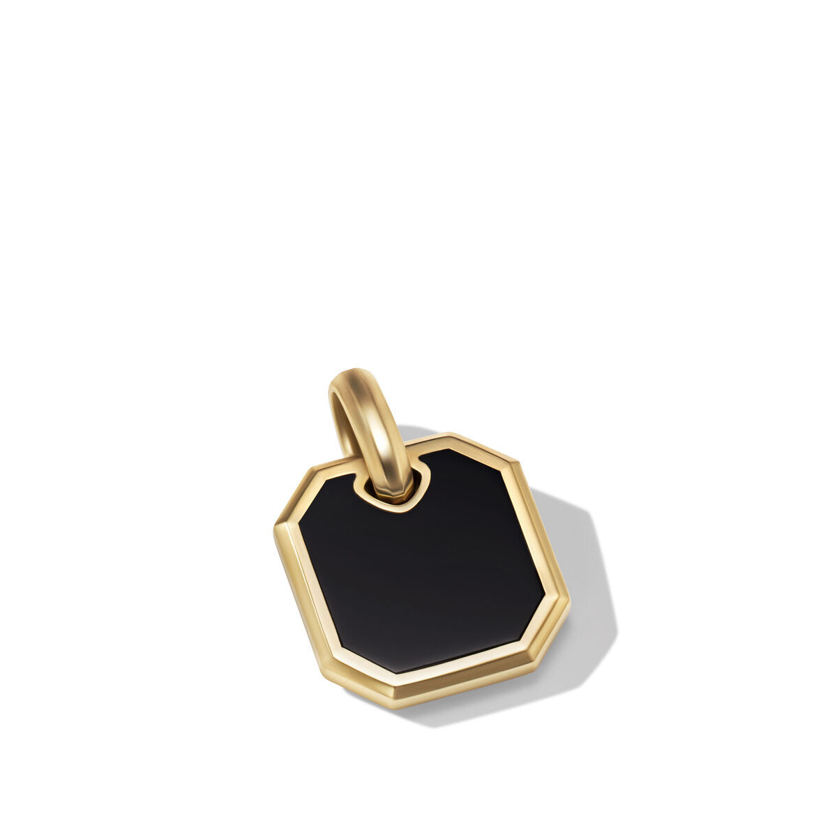 David Yurman  Roman Amulet in 18K Yellow Gold with Black Onyx