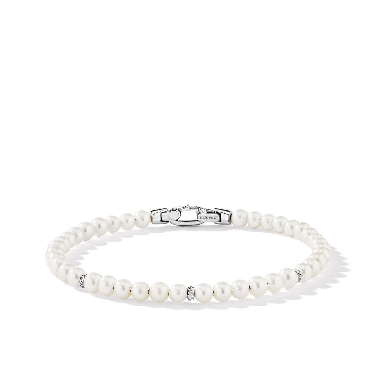 David Yurman Spiritual Beads Bracelet with Pearls - Medium