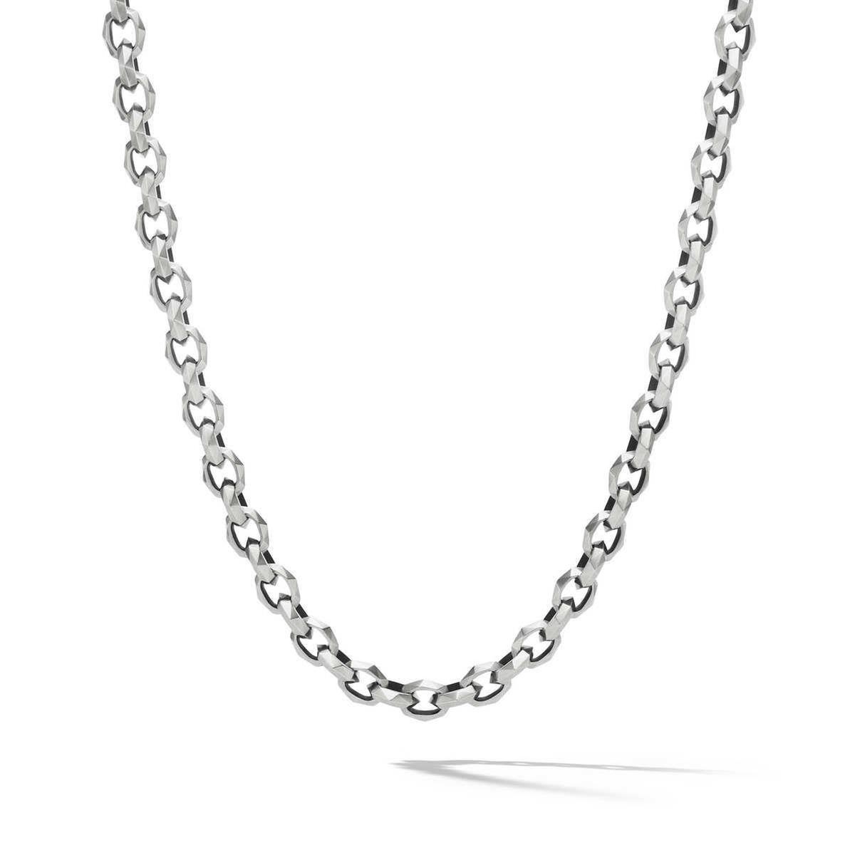 David Yurman Torqued Faceted Chain Link Necklace - 22 Inches