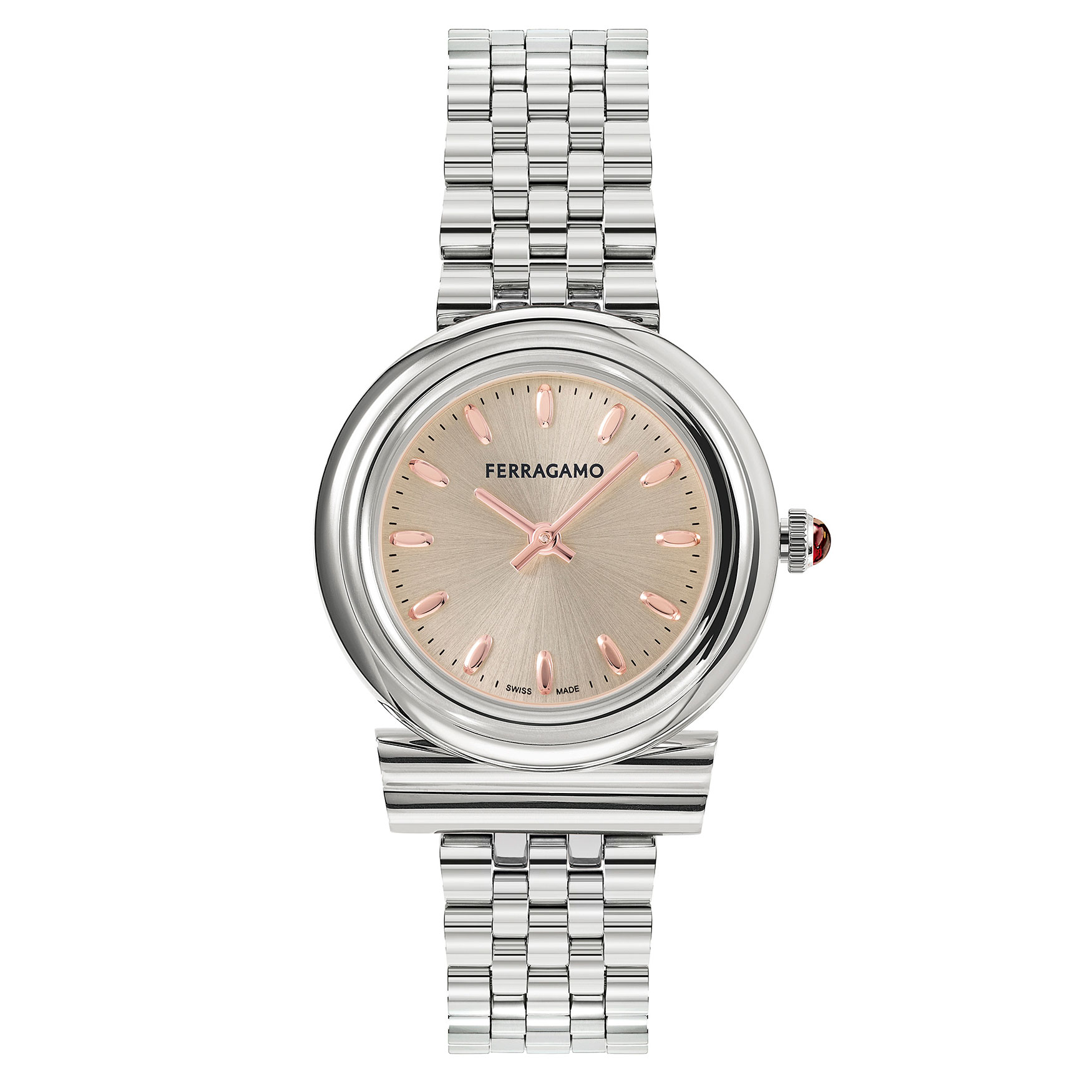 Ferragamo Gancini Stainless Steel Bracelet Watch | 28mm | SFMV012
