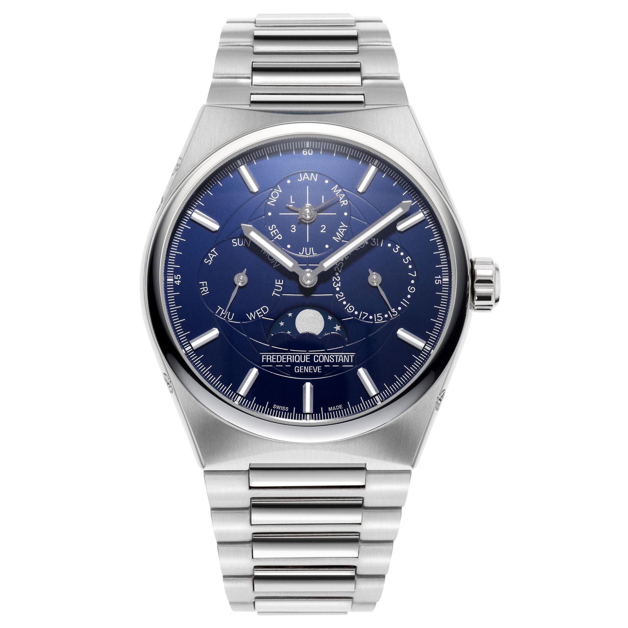 Frederique Constant  Highlife Perpetual Calendar Manufacture Interchangeable Stainless Steel Bracelet Watch | 41mm | FC-775N4NH6B