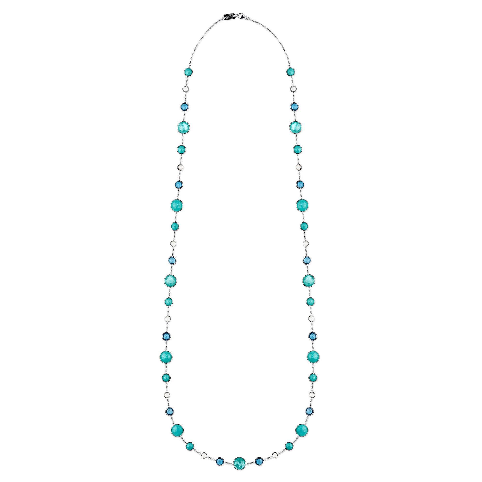 IPPOLITA Lollitini Long Sterling Silver Necklace in Waterfall - L