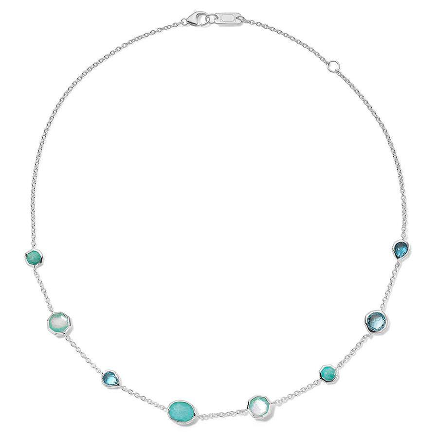 IPPOLITA Mini Station Sterling Silver Necklace in Waterfall - ROC