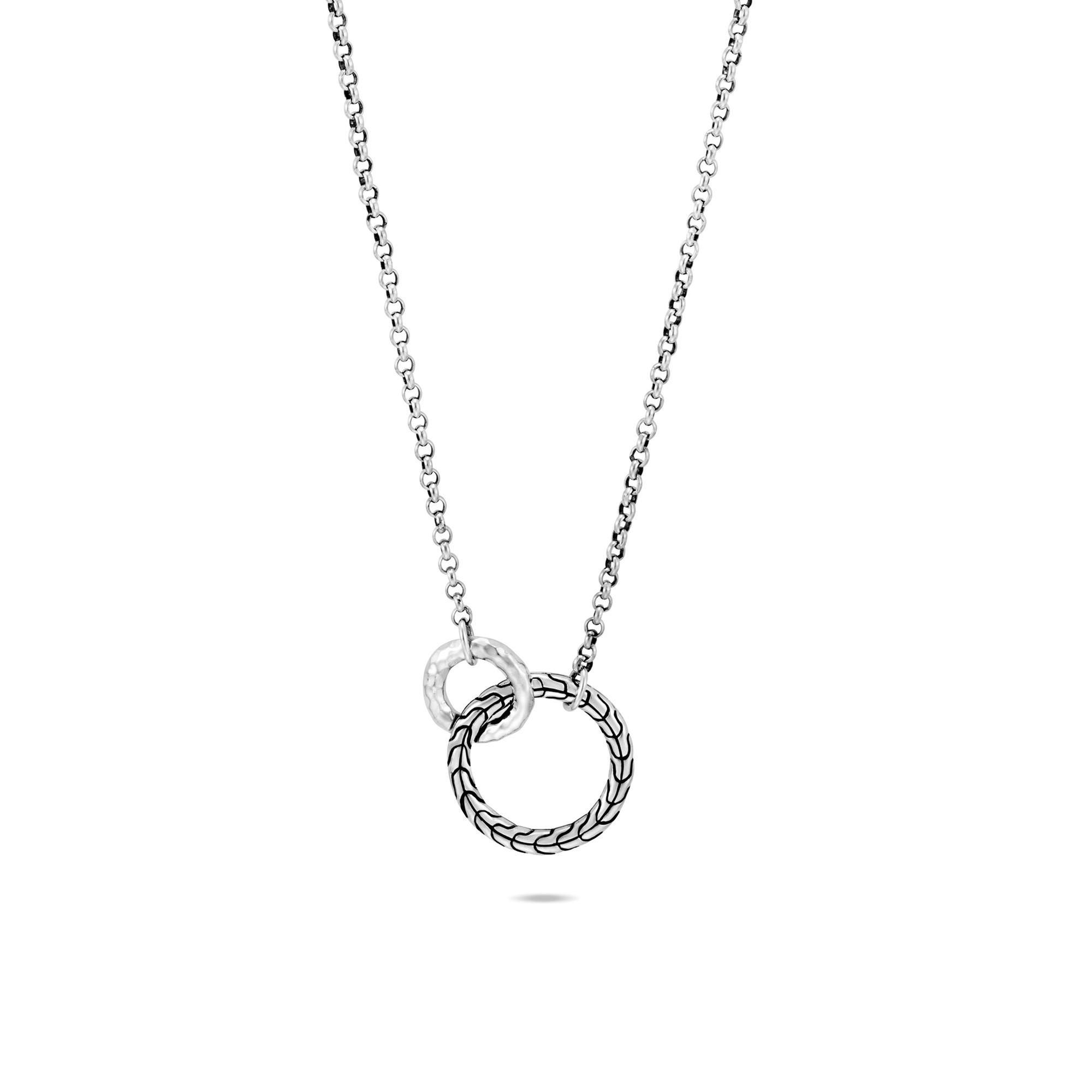 John Hardy Classic Chain Palu Interlocking Station Sterling Silve