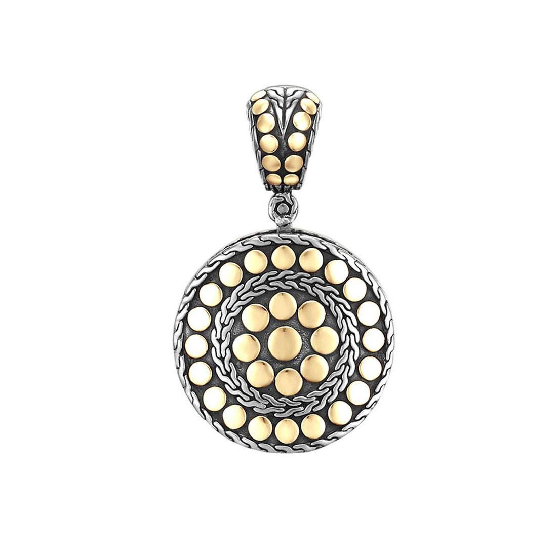 John Hardy Dot Enhancer in Sterling Silver and Gold