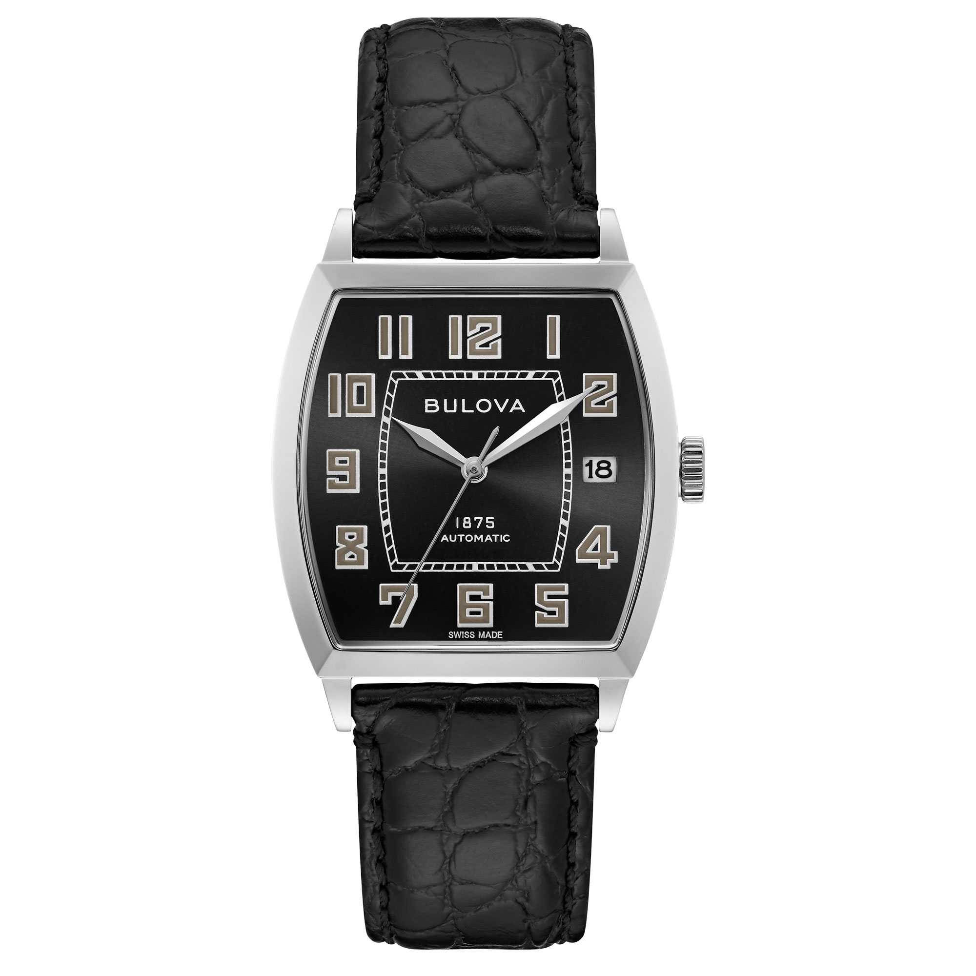 Joseph Bulova Banker Limited Edition Black Dial and Black Leather
