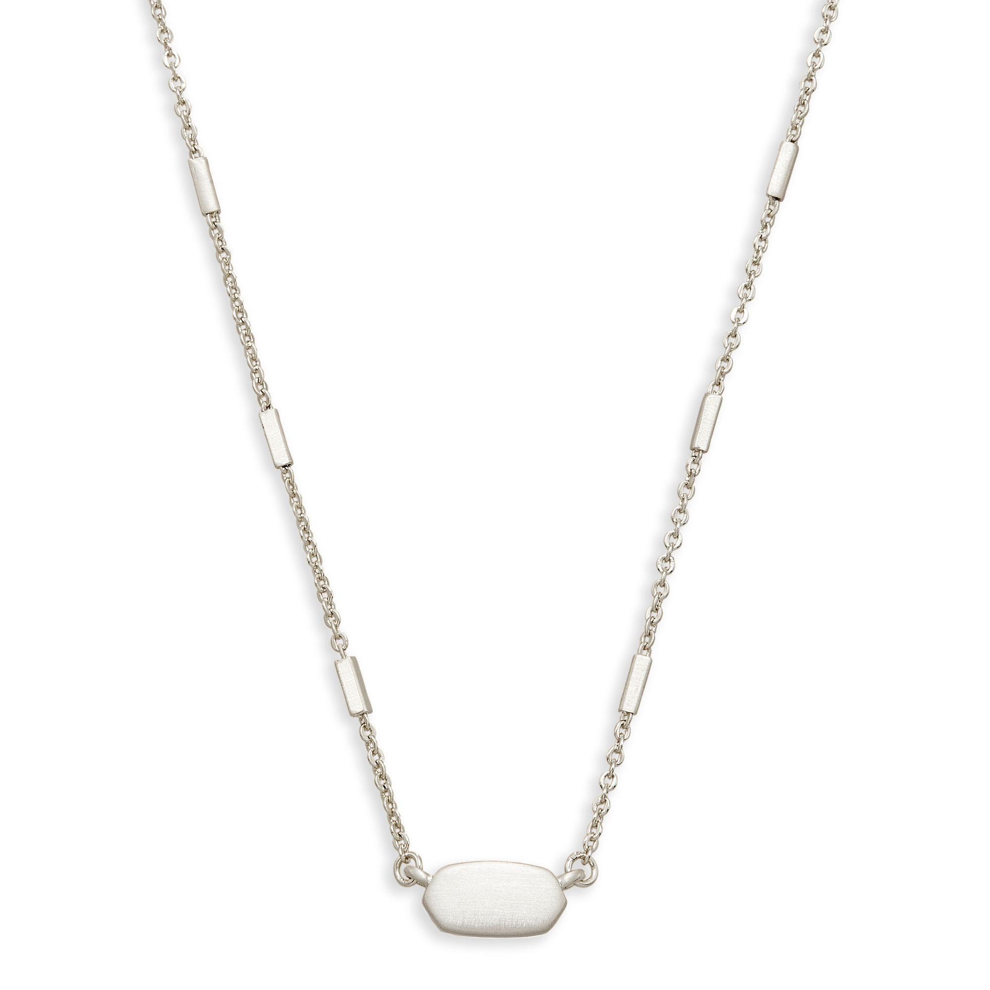 Kendra Scott Fern Necklace in Rhodium Plated