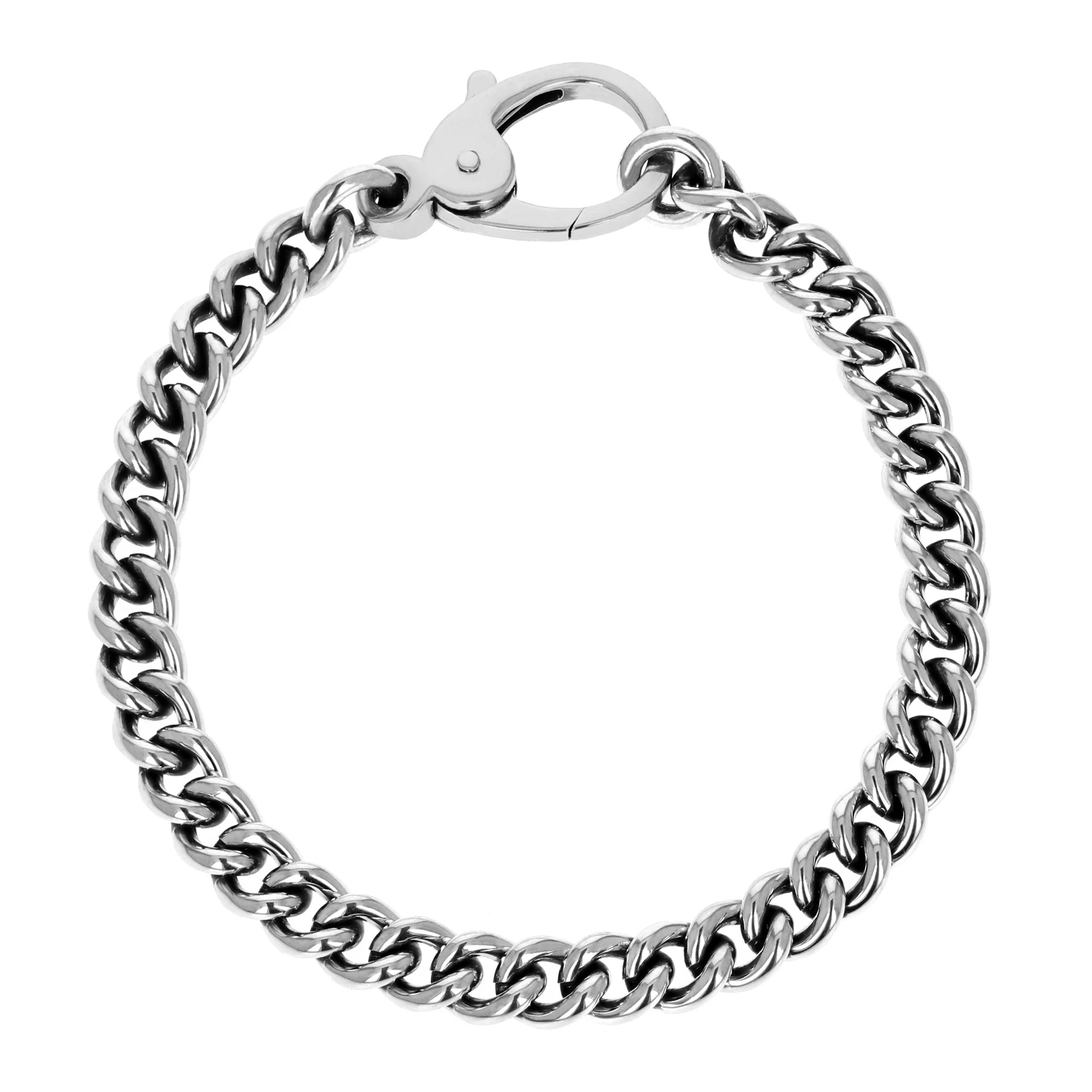 King Baby Sterling Silver Curb Link Chain Bracelet | 8.75 Inches -  K42-5593-8.75