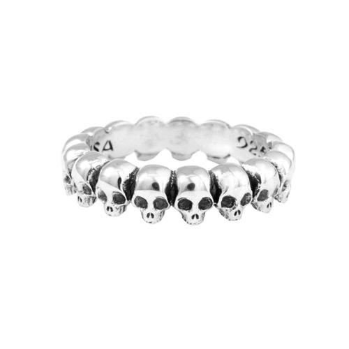 King Baby Sterling Silver Skull Infinity Ring | Size 11 -  K20-5646-11