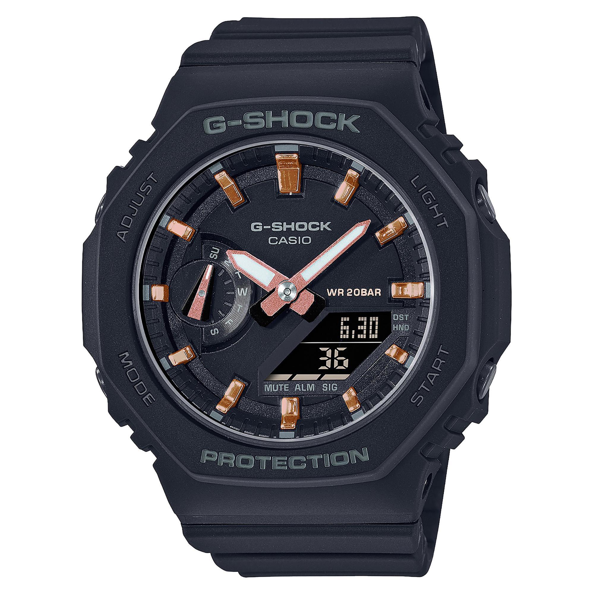 Ladies' Casio G-Shock S Series Black Resin Strap Watch GMAS2100-1