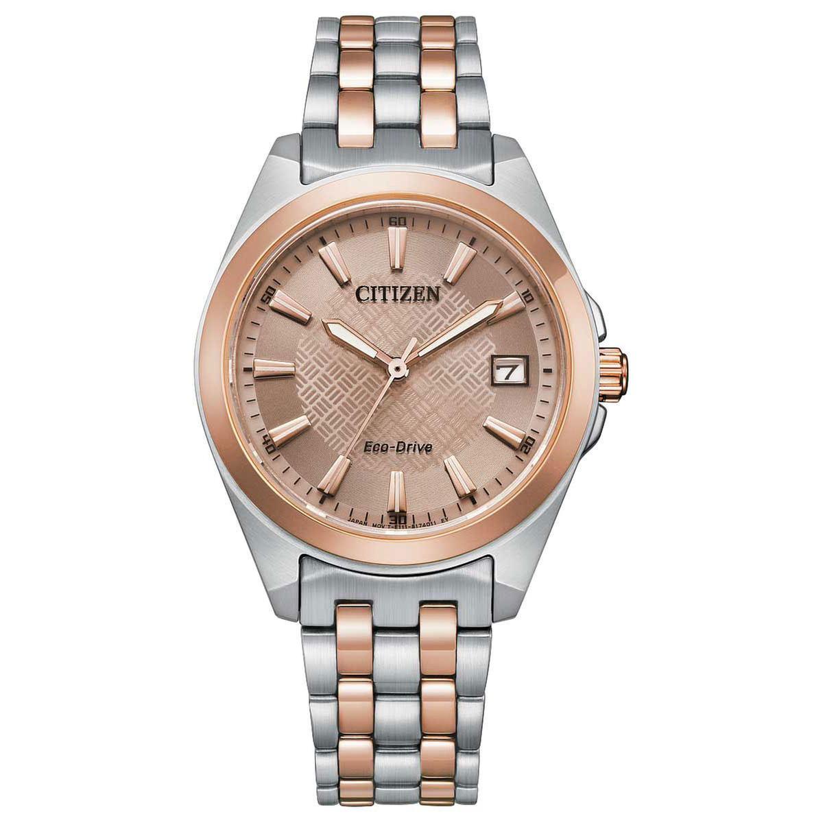 Ladies' Citizen Eco-Drive Corso Two-Tone Bracelet Watch | 33mm | EO1226-59X