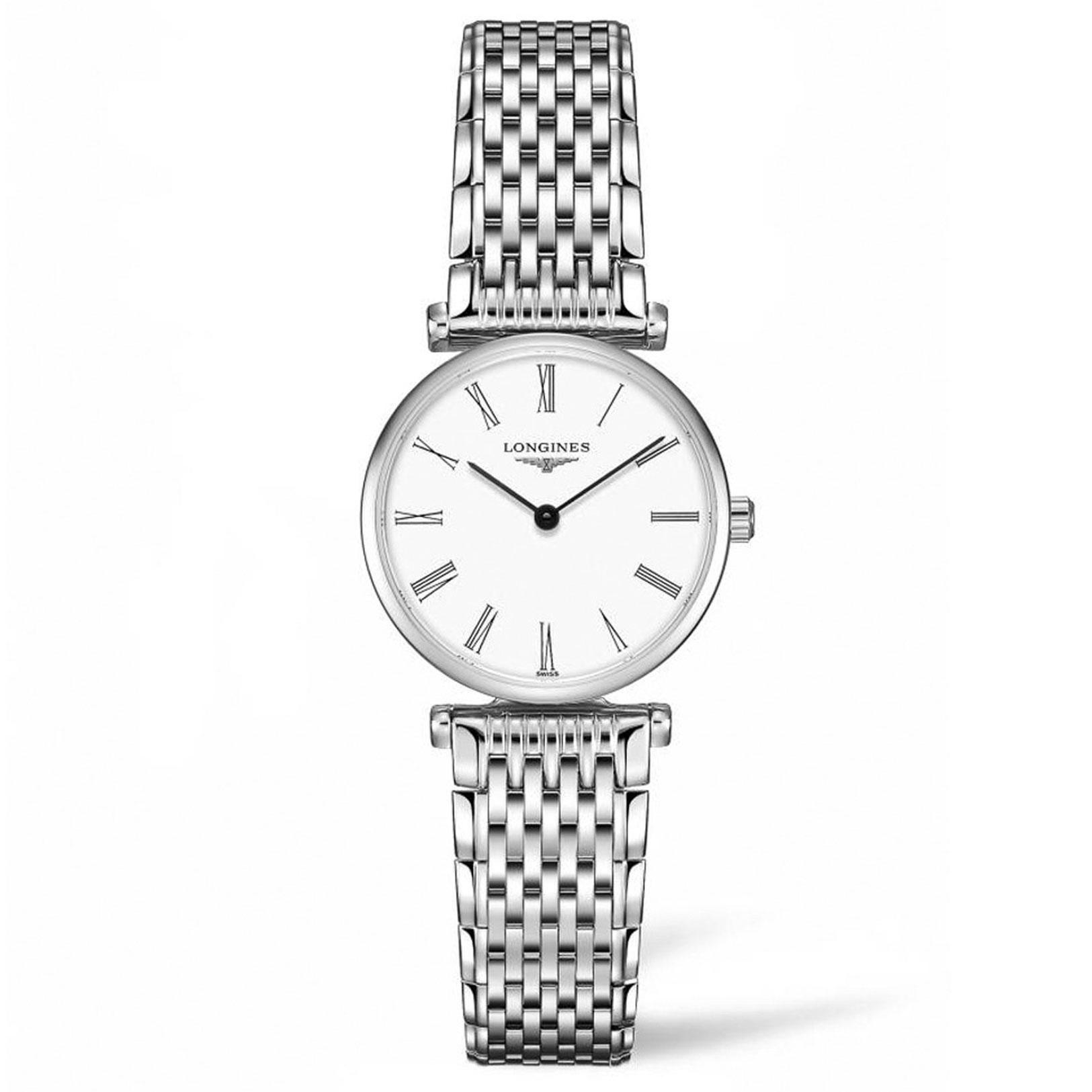 Ladies' La Grande Classique de Longines White Dial Stainless Steel Watch L42094116