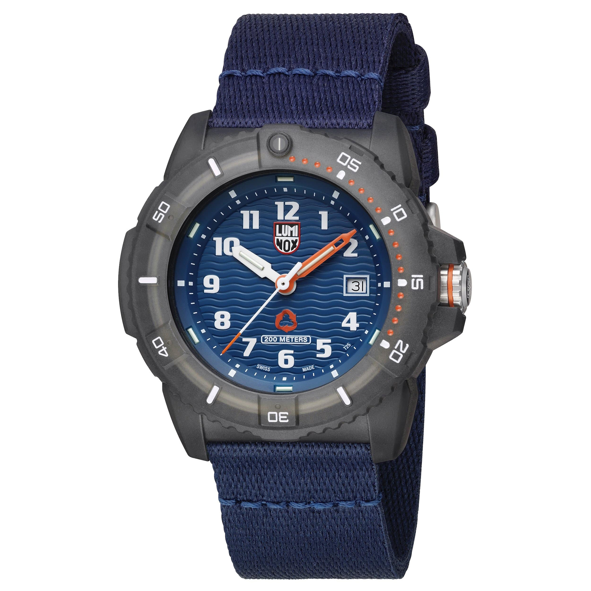 Tide Eco 8900 Series Blue Sustainable Outdoor Watch | 46mm | - Luminox XS.8903.ECO