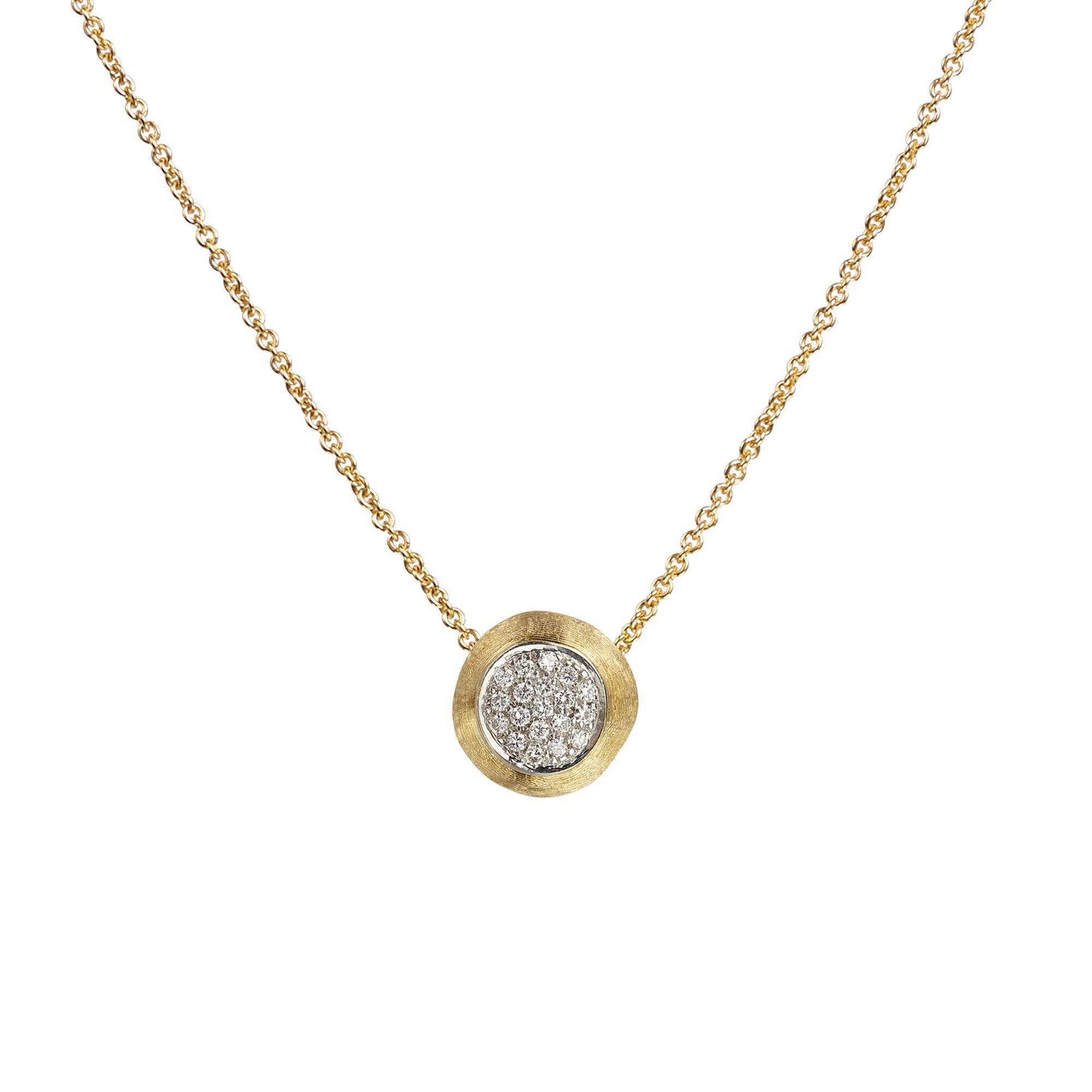 Marco Bicego Single Diamond Station Pendant Necklace | Delicati C