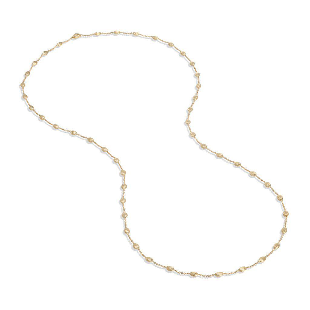 Marco Bicego Yellow Gold Small Bead Long Necklace | Siviglia Coll