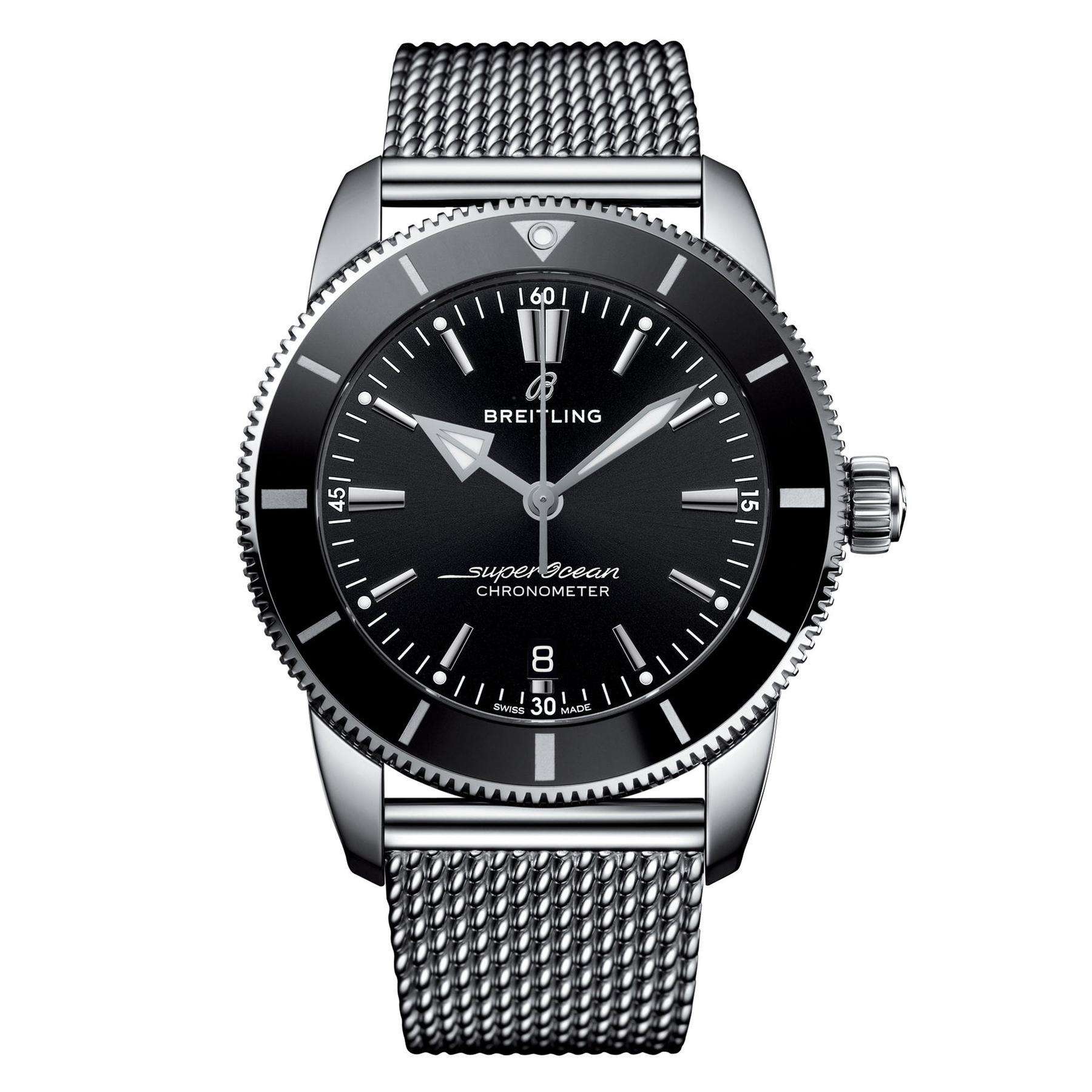 Breitling Superocean Heritage B20 Automatic 44 Black Dial Stainle