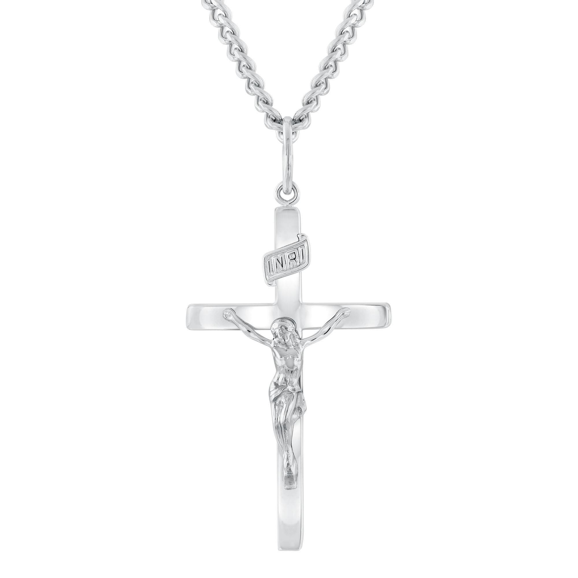 Men's Crucifix Pendant Necklace