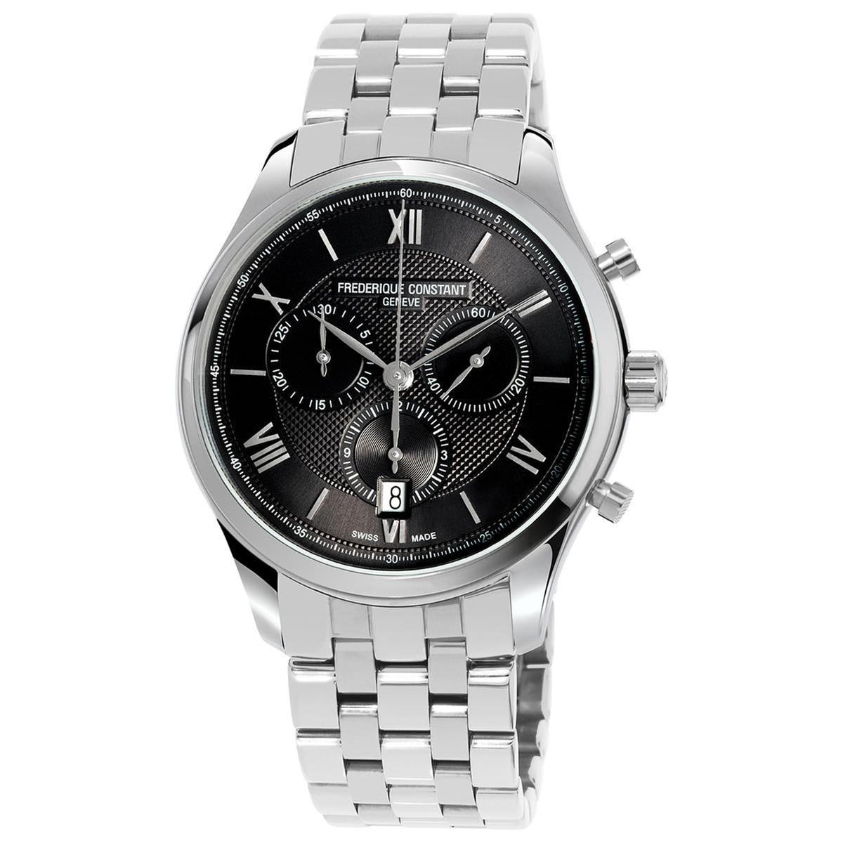 Men's Frederique Constant Classics Quartz Chronograph Watch | Dark Grey Dial | FC-292MG5B6B